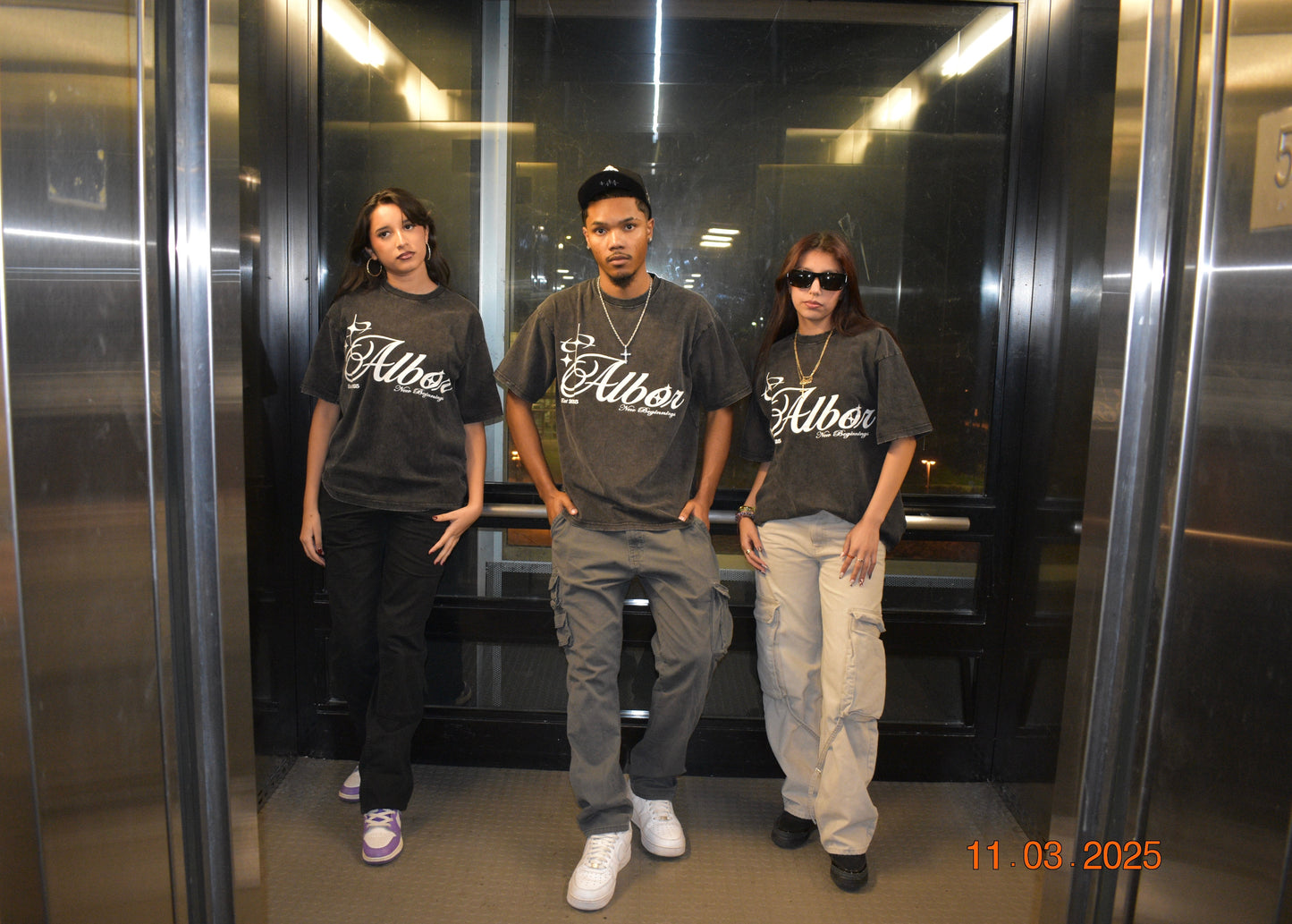 Albor Washed "New Beginnings" Boxy Tee